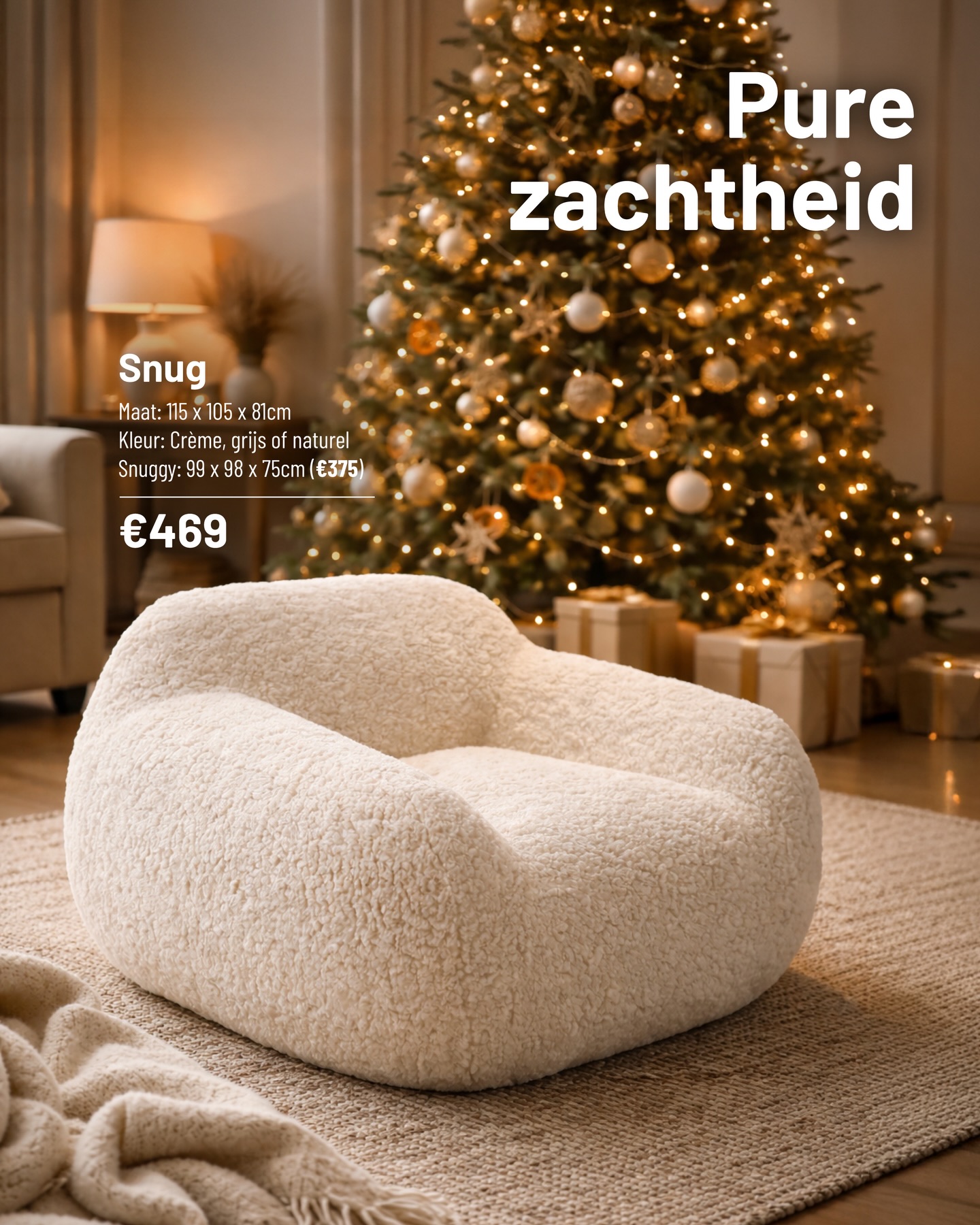 Pure zachtheid met onze Snug!

#houseandgardenwetteren #snug #zetel #zacht #warm