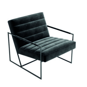 Eenzit Barolo fluweel of leder in zwart of zand