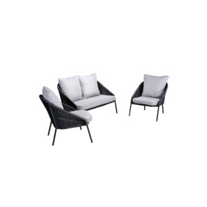 Nadal sofa set - Donkergrijs